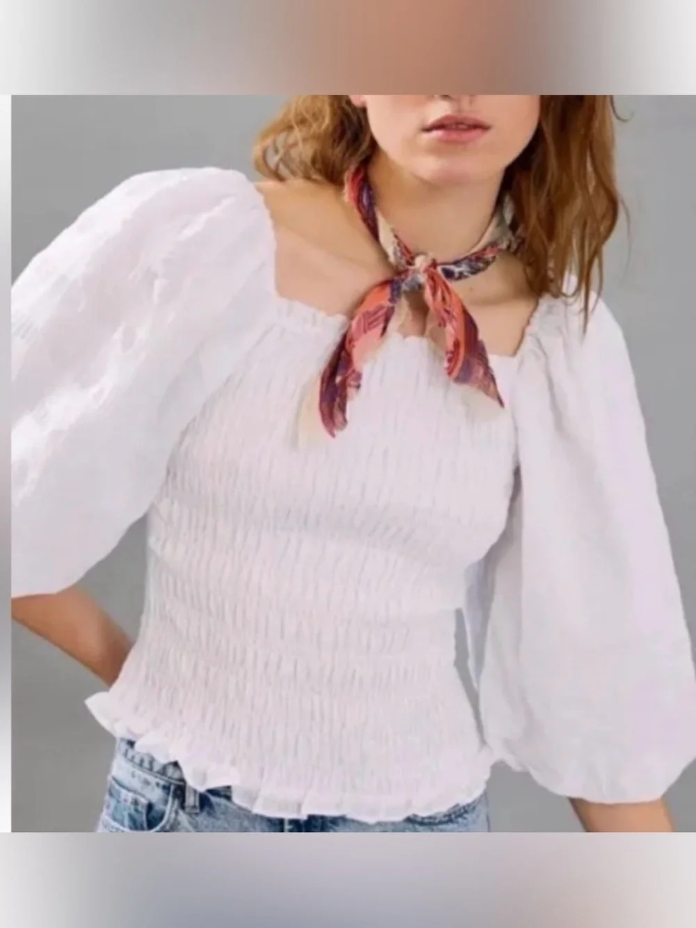 Anthropologie Maeve puff sleeve blouse small